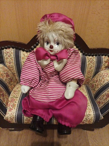 Clowns puppe sammlerpuppe - clowns, puppe,