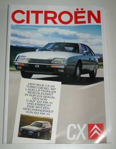 Vintage prospekt citroën - prospekt,