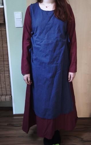 Mittelalter kleid weinrot - mittelalter, mit