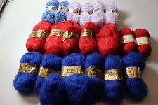 1kg Wollpaket verschiedene Materialien Wolle Wollreste siehe Bild Top Zustand