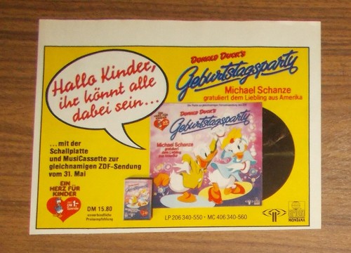 Seltene werbung ariola donald - seltene,