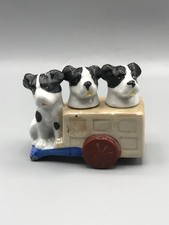 Antike Salzstreuer Hunde Salz