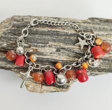 Tolles Armband , Modeschmuck , Bettelarmband  , Länge ca. 24 cm