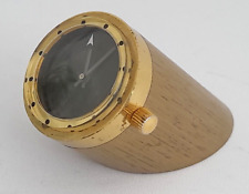 Tischuhr Dampfschifffahrt HANSA LINIE Wechsel- Motiv-Zifferblatt Handaufzug 50er