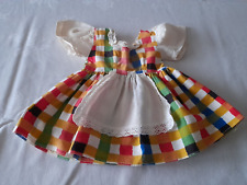 Puppenkleid und Kopftuch aus den 60er Jahren passend zu meiner Gelenkpuppe 60 cm