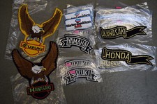 Kawasaki Honda Harley Davidson Yamaha Suzuki Patch Patches Aufnäher Vintage Neu