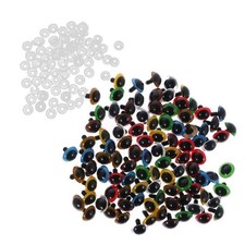Packung mit 6 farbigen Augen