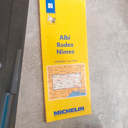 Michelin straßenkarte 80 - straßenkarte, nr.