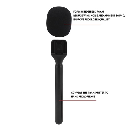 Wireless mikrofon handadapter - mikrofon,