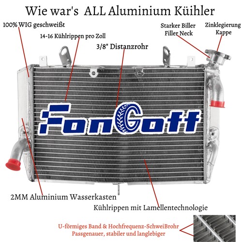 Aluminum wasserkühler kühler - aluminum,