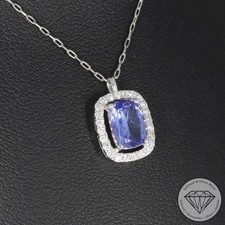 Wert 1250 € Brillant Saphir Collier 900 Platin