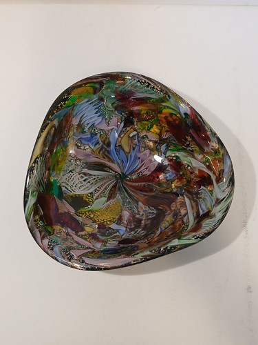 Große murano schale dreieckig - große,