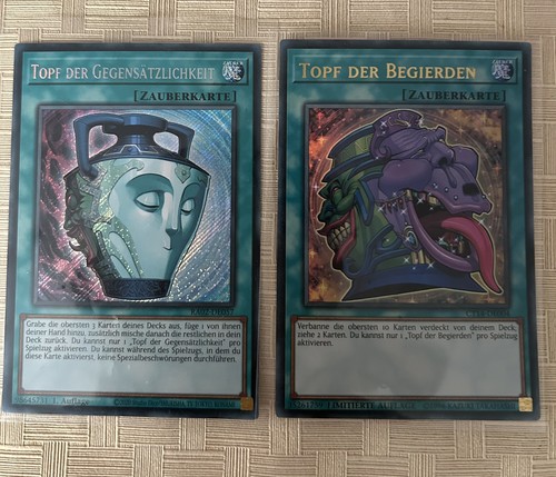 2 zauberkarten topf - yu-gi-oh!,