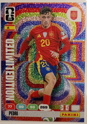 Pedri panini adrenalyn fifa - pedri,