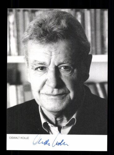 Oswalt kolle autogrammkarte - kolle,