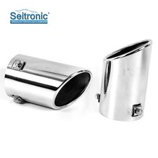 2X Auspuffblenden aus Edelstahl für VW Passat CC, Endrohr Auspuff Sportauspuff