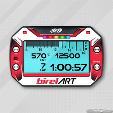 NEU STIL BIREL ART GEL AUFKLEBER FÜR MYCHRON 5 - KARTING