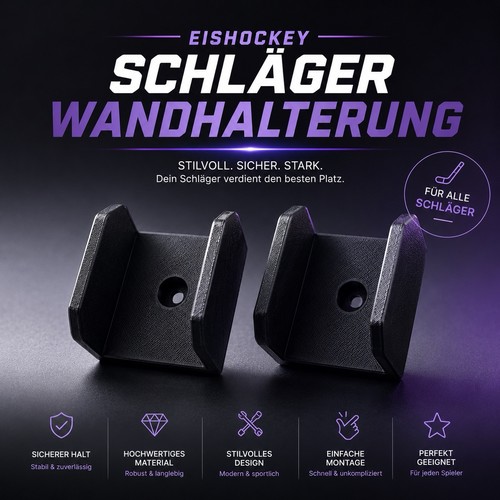 Eishockeyschläger halterung - eishockeyschläger,