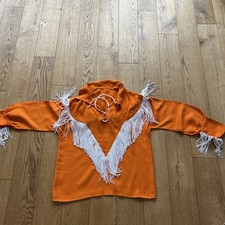 Hemd, Orange Fransen, Cowboy