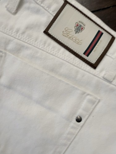 Gucci herren jeans weiß gr - gucci,
