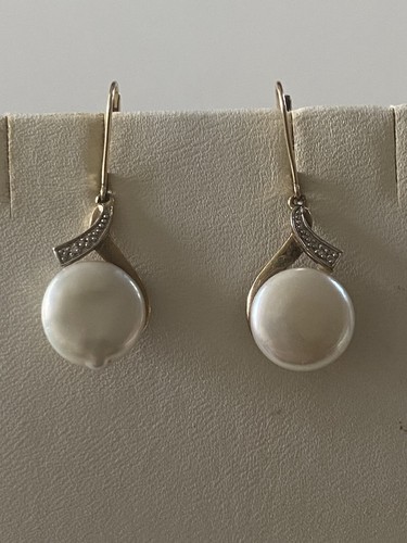 Goldohrringe 333 mit perle - mit,