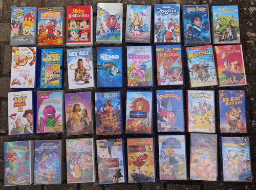 Vhs kinderfilme paket - 32,