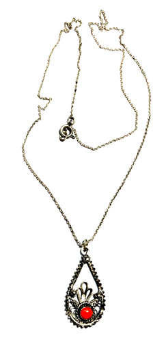 Antik 800 silber kette - silber,