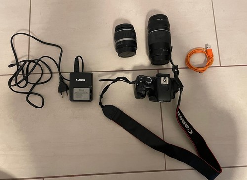 Canon eos 1000d mit linsen - mit,