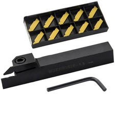 MGEHR1616-1.5 Drehmaschine Fräser Einstechhalter +10tlg MGMN150-G NC3020 INSERTS