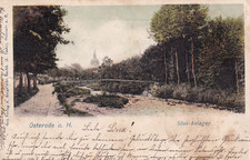 Osterode / Harz, gelaufen 1901, Söse - Anlagen, Brücke; Einriss.
