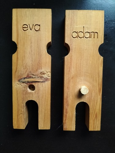 Adam und eva - deko,