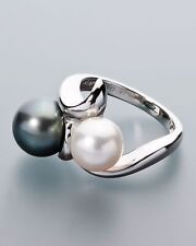 Schmuck Ring Weißgold 585 Südseezuchtperle 9mm Tahitizuchtperle 10mm RW19 Ä465