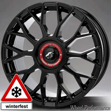 19 Zoll DX10 Alufelgen 8,5x19 5x108 ET45 schwarz-rot für Peugeot Toyota Volvo