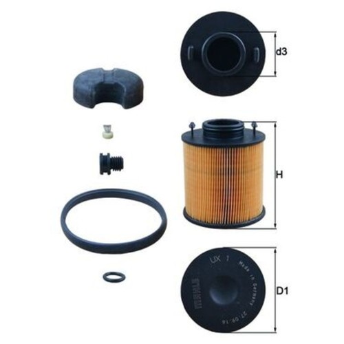 Harnstofffilter mahle 1d - harnstofffilter,