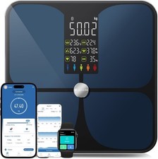 Lepulse Lescale F4 Körperfettwaage - Körperfett & Muskelmasse Analyse - Großes D