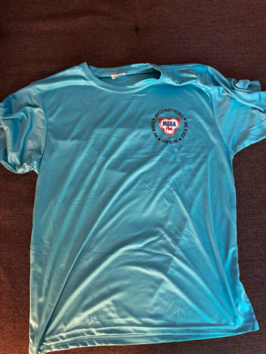 Mega park herren shirt blau - park, t-shirt