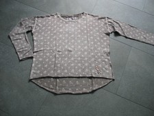 FROGBOX dünner Pulli Pullover in beige mit Skulls  in Gr.  M