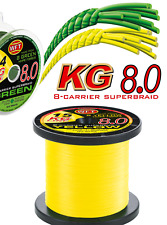 WFT KG 8-carrier Superbraid - geflochten aus 8 FARBIGEN UHMPE Fäden  - je 100m 