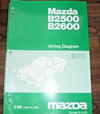MAZDA B2500 B2600 Wiring Diagram Schaltpläne 1996