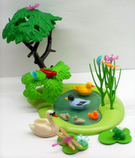 Schwan Enten Frosch Teich