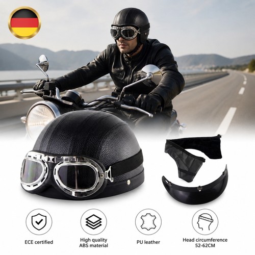 Jethelm mit brille - brille, abs