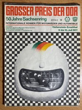 Rennprogramm Sachsenring 1977