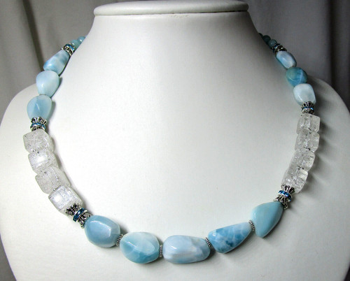 Larimar bergkristall - larimar,