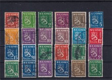 Finnland - Lot älterer Marken