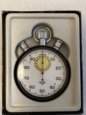 Heuer Stoppuhr Handaufzug Leonidas SA,Ref. 570/10 , 58,5 cm, Schweizer,Vintage