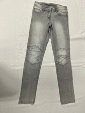 Graue Skinny Damenjeans von