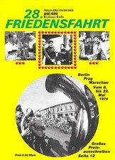 17F)  28. Friedensfahrt 1975,  Programm Heft  Radfahren Radrennen Werbung