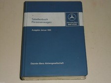 Tabellenbuch mercedes benz - tabellenbuch,