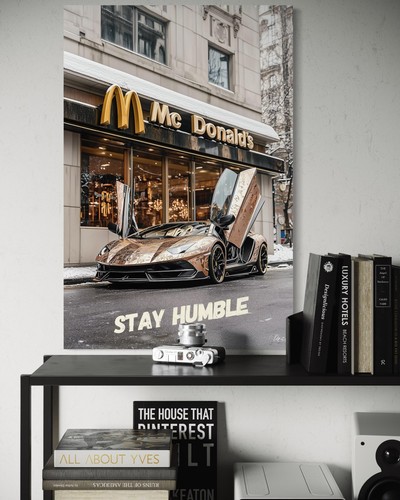 Leinwand bild lambo - bild, pop