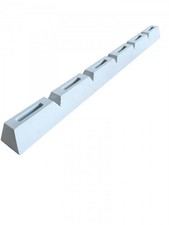 Weißer Steg-Fender 100x8 cm